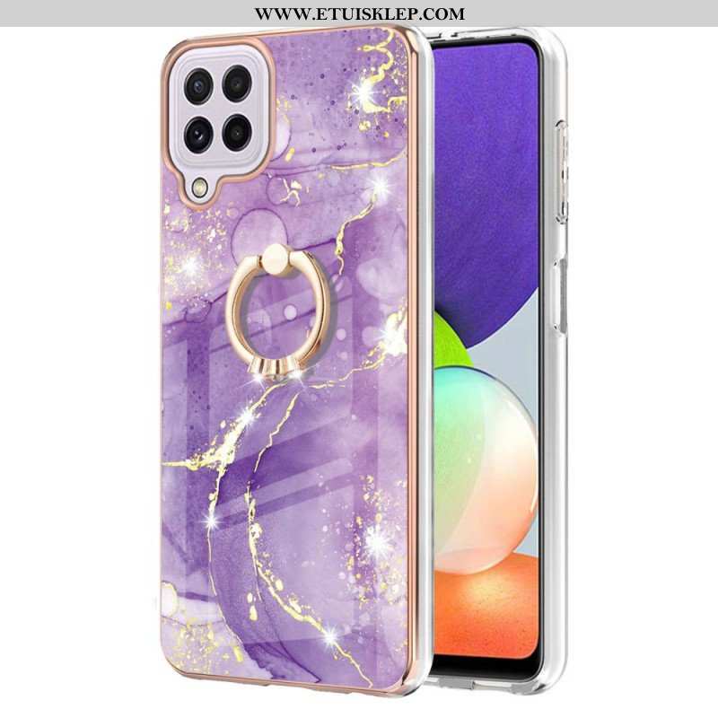 Futerały do Samsung Galaxy M32 Marmur Ze Wspornikiem Pierścienia